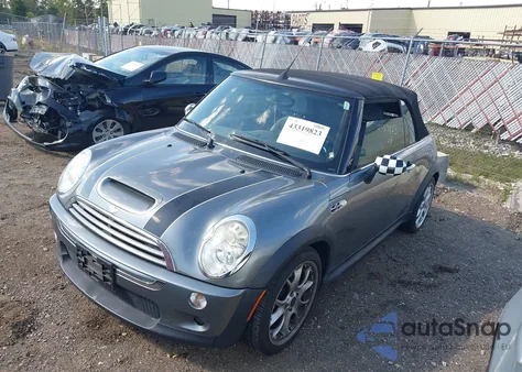 2008 Mini Cooper S z USA, uszkodzony, nr VIN WMWRH33598TL96879